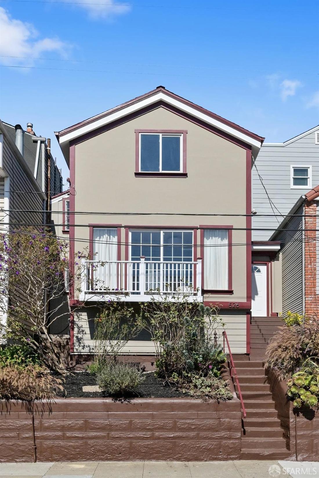 Buy and sell homes in  526 Arlington Street, San Francisco CA, 94131